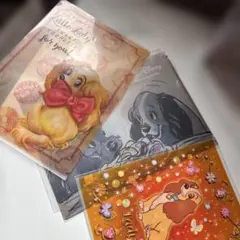 ディズニー わんわん物語 クリアファイル 3枚まとめて