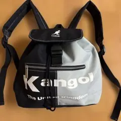 Kangol オシャレリュック・バックパック ブラック・グレー