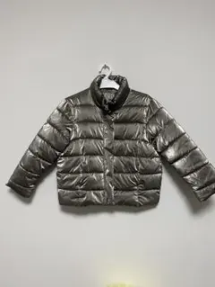 ZARA シルバー ダウンコート ザラ ダウンジャケット