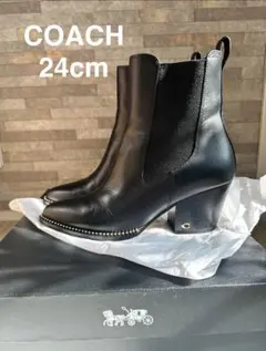COACH サイドゴアブーツ ブラック 24cmのサムネイル