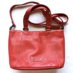 【美品】Dakota ダコタ ダイブ 2WAY ショルダーバッグ レッド
