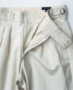 美品★RICCARDO METHA/2TUCK TROUSERS オフホワイトのサムネイル