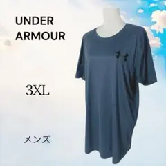 UNDER ARMOUR 大きいサイズ　スポーツ半袖Tシャツ【3XL】グレー