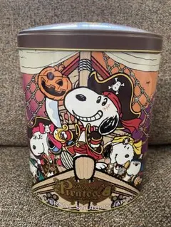 ユニバーサル　スヌーピー ハロウィン お菓子 缶　小物入れ