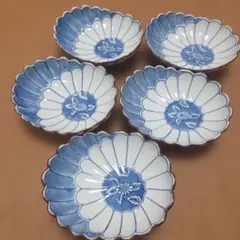 手描染付⭐️蓋付飯碗5客⭐️蔵保管 - メルカリ