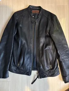 JACKROSE ANTIQUE シングルライダース ジャケット ブラックのサムネイル