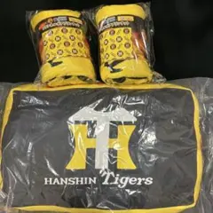 阪神タイガース超ドでかっ！もちもちクッションフランネルボアブランケット2個セット