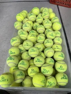 女子練1ヶ月使用　即日発送　中古硬式テニスボール100球