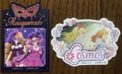 アイカツ モバイルステッカー シークレット 箔押し 2種セット