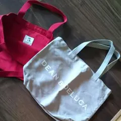 DEAN&DELUCA トートバッグ グレーのサムネイル