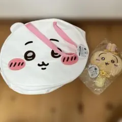 ちいかわ おかおBIGボストンバッグ 超まじかるちいかわ ぬいぐるみミラー