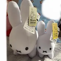 ディックブルーナアニマル　白　ミッフィー　2サイズセット