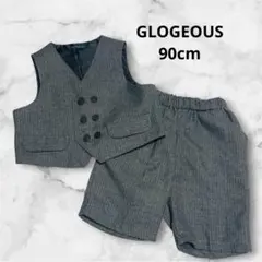 GLOGEOUS ベビーフォーマル セットアップ 90cm ベスト パンツ