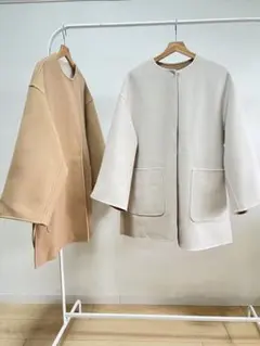 リバーコート ノーカラージャケット