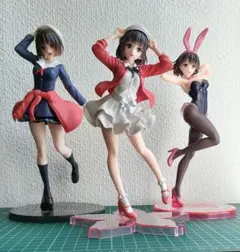 【箱無し】冴えない彼女の育て方 加藤恵 フィギュア　3体セット