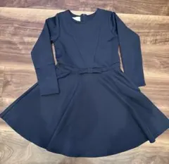 enchante petit ネイビー長袖ワンピース　130