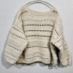 nest Robe ペルークロシェットニットプルオーバー