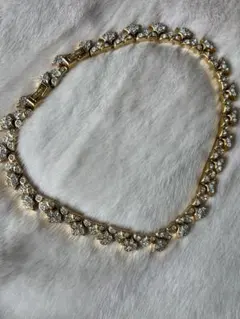 Nina Ricci ゴールドカラー ネックレス（長さ調節可能）ヴィンテージ品