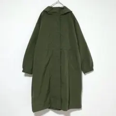 M417 HusHusH ライトアウター　収納袋付き　カーキグリーン　Mのサムネイル