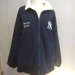 新品⭐️MLBボアジャケット/LL ホワイトニューヨークヤンキース - メルカリ