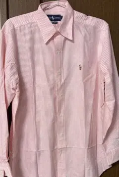 Ralph Lauren ラルフローレン ピンクストライプ長袖シャツのサムネイル