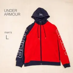 アンダーアーマー ジップアップパーカー ジャージ メッシュ 薄手 美品 L