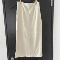 UNIQLO デニムジャージースカート M ナチュラルのサムネイル