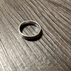 【1807】新品 アメカジ シルバー調 リング 約9号