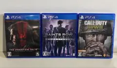 ＰＳ４ ソフト CALL OF DUTY WWII など まとめて プレステ４