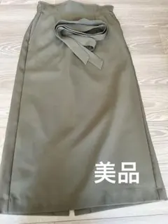 ナノユニバース　タイトスカート リボン付きのサムネイル