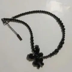 ANNA SUI ブラック ネックレス 蝶々