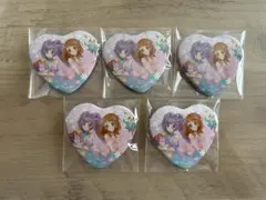 ハート 缶バッジ コレクション アイカツ プリパラ ガーデンパーティー