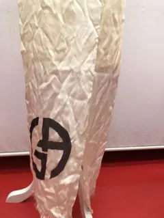 ホワイト ロゴ入り ストール シミあります