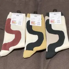 UNIQLO✖️マリメッコ　ヒートテックソックス 3足セット　23-25cm