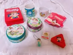ペコちゃん グッズ9点セット＋オマケ5点　レトロ貴重