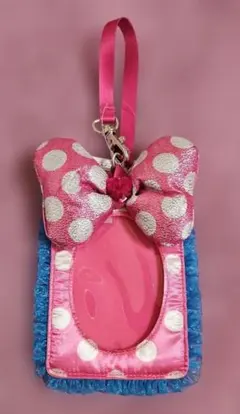 TDL Disney Minnie ミニファン ミニパル カード パスケース
