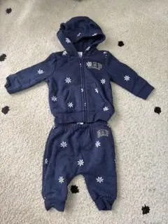 GAP 花柄フード付きトレーナー・パンツセット