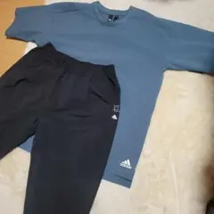 adidas セットアップ 青黒