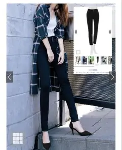 GRL cu04 スーパーストレッチハイウエストスキニーパンツ Msize