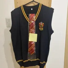 【訳あり】グリフィンドール ベスト ネクタイ付き　ハリーポッター　風　ハロウィン