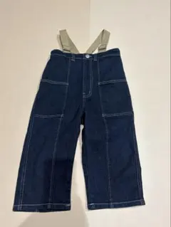 Ou? By Edwin サスペンダー付きデニムパンツ　90センチ