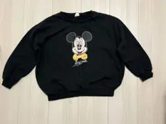 ミッキーマウス トレーナー 130cm 黒