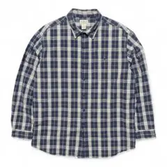 古着 L.L.Bean エルエルビーン アウトドア フランネル 長袖 ネルシャツ