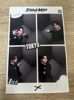 Snow Man 1st POP-UP 目黒蓮プリクラ