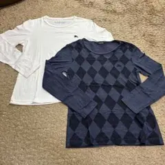 バーバリーブラックレーベル 長袖カットソー 2点セット／サイズ2