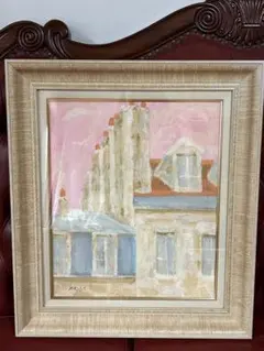 "The Roof" F8 Oil Painting, Beautifully Framed, Original Artwork, with Box