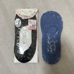 レース 靴下フットカバー2足セット
