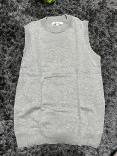 & by P&D ノースリーブニット グレー 38