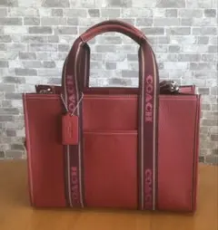 極美品　COACH 2wayバッグ　ショルダーストラップ付き