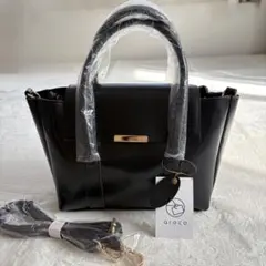 新品 aroco フラップバッグ 2WAY 黒 フォーマル ハンドバッグ 卒業式
